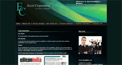 Desktop Screenshot of excelcorporation.in