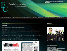 Tablet Screenshot of excelcorporation.in